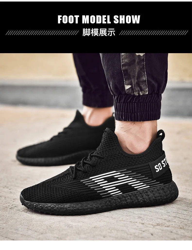 Male Shoe Low Help running Shoe Light Ventilation Leisure man Sneakers