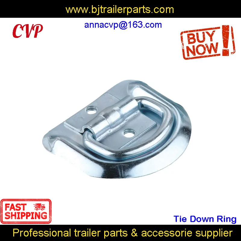 CVP Deck Ring D Lashing Rope Strap Tie Down Point Anchor for Trailers Truck RV Parts Camper Caravan Accessories