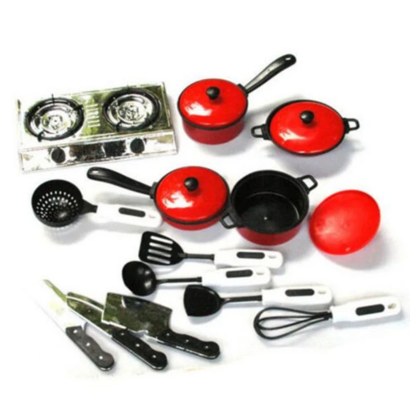 Kids Kitchen Toys For 13 Pcs Baby Boys Girls Kids Play House Toy Cooking Pots Pans 1