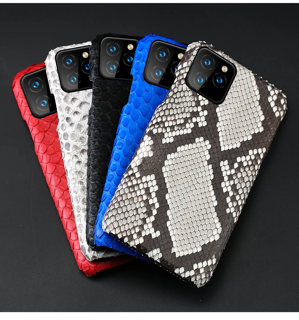 Чехол для телефона из натуральной кожи питона для iphone 11 pro max 11 11 pro X XS XR XSM 5 6 6s 7 8 plus роскошный Ультратонкий чехол