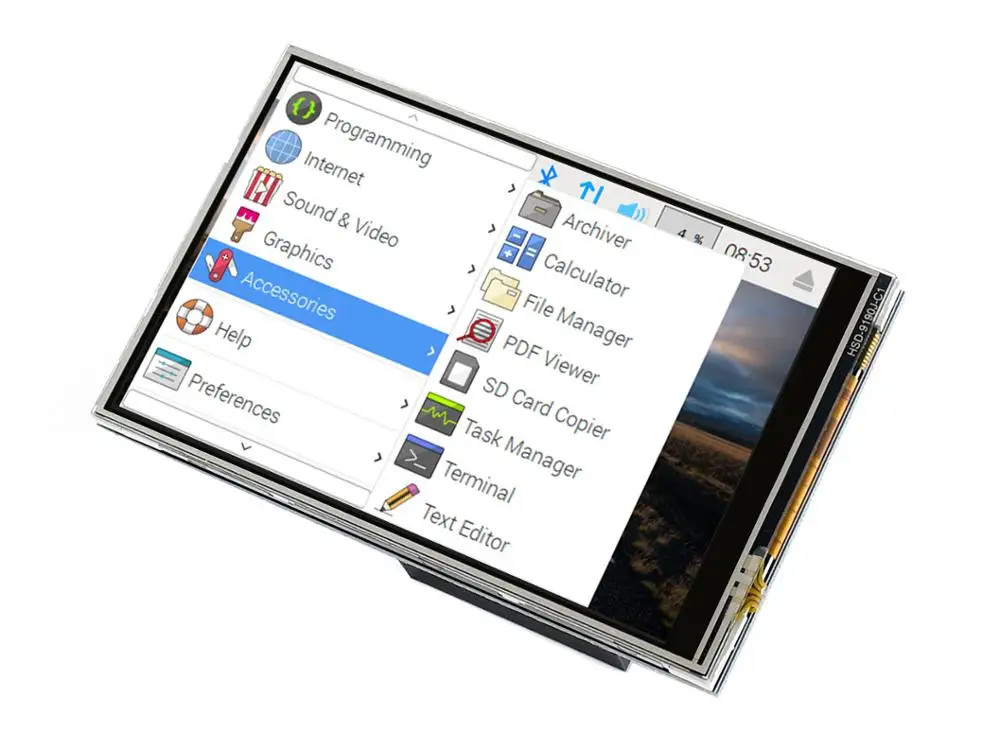Waveshare 4 дюймовый RPi LCD (C) 480x320 сенсорный экран TFT предназначен для Raspberry Pi 125 МГц
