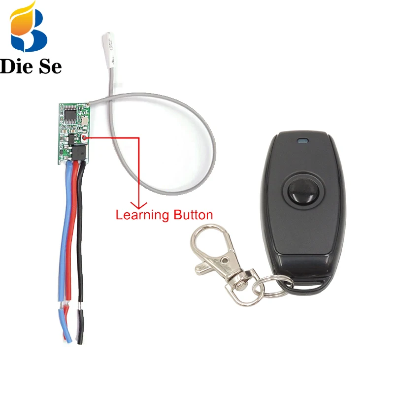 Interruttore Radiocomandato Universale - 2 Telecomandi, 1 Canale, Per Garage, Luci, Tende - Foto 9