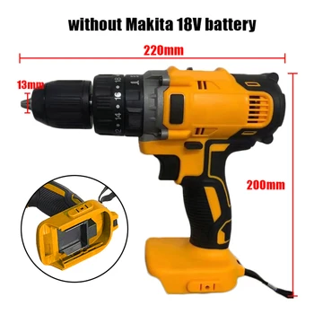 

18-21V Impact drill Shockproof Waterproof LED light Electric Screwdriver