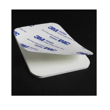 5pcs 78x61mm 3M 9448A Double Sided Adhesive EVA Foam Pad Mounting Tape Auto Car Decorative Home Use black / white 3mm thick 