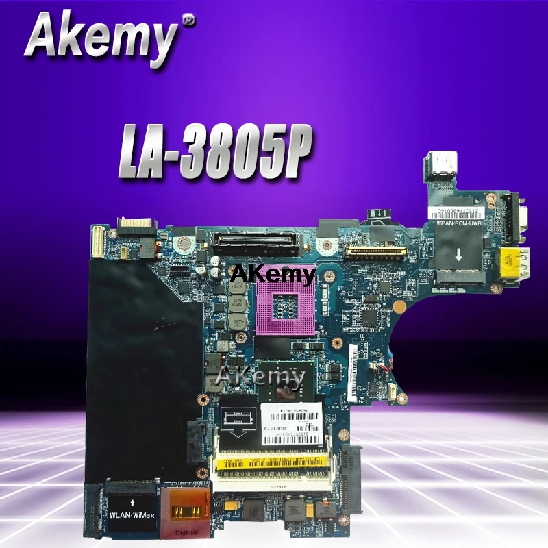 Для Dell E6400 интегрированная материнская плата ноутбука LA-3805P CN-0G784N G784N CN-0J470N J470N полный тест
