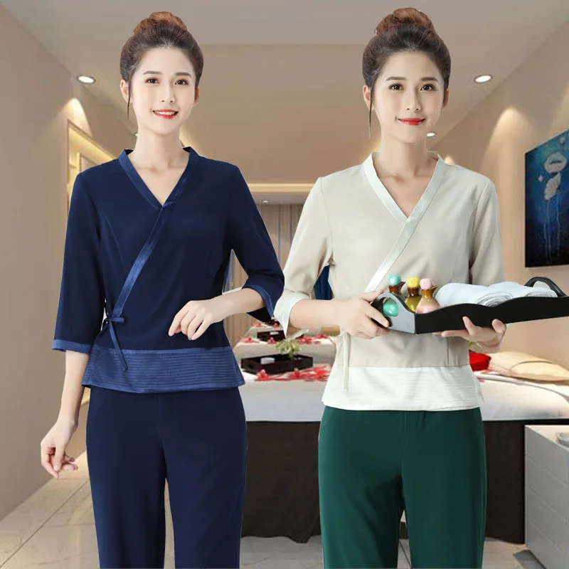 

Новая рабочая одежда для косметолога, женская одежда для салона красоты, массажа ног, клуба красоты