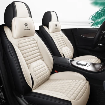 

Full Coverage Eco-leather auto seats covers PU Leather Car Seat Covers for Kia morning picanto rio cerato soul seed optima