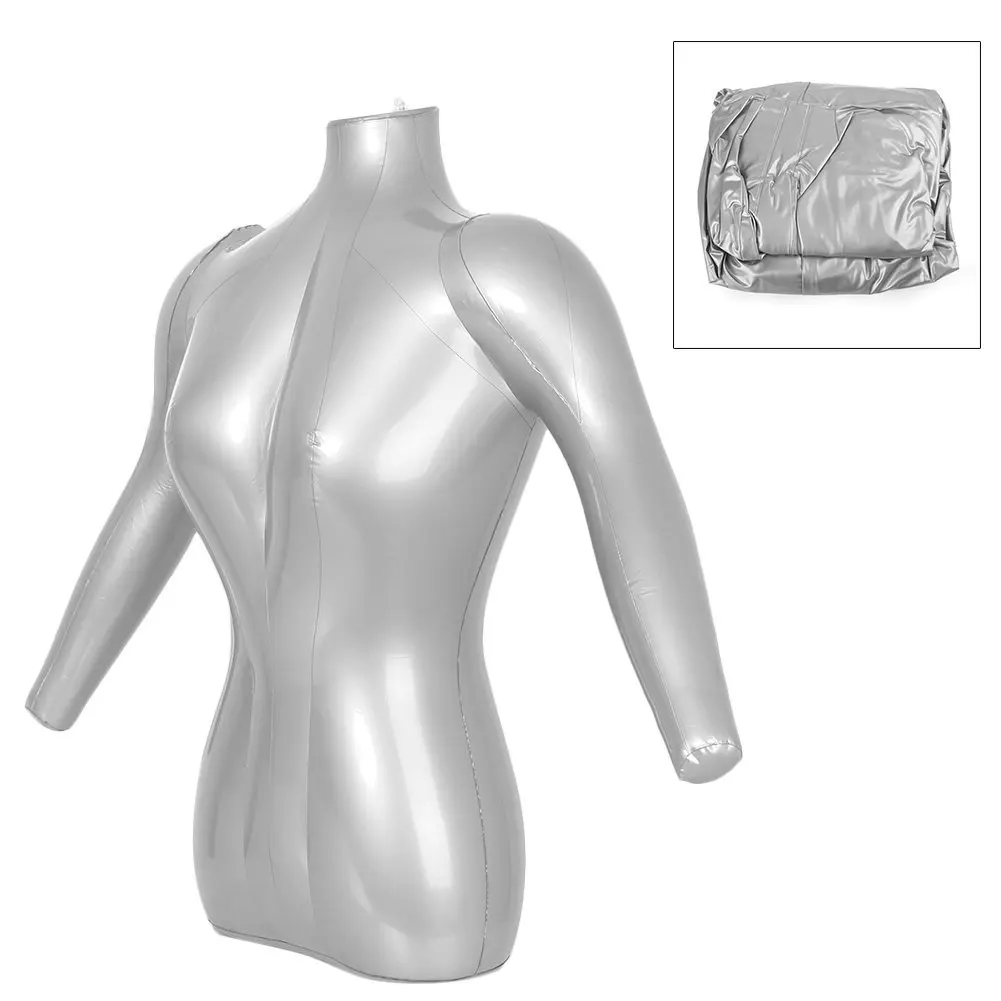 

PVC Inflatable Half-body Woman Model Convenient Practical Stall Exhibition Photo Shoot Tool