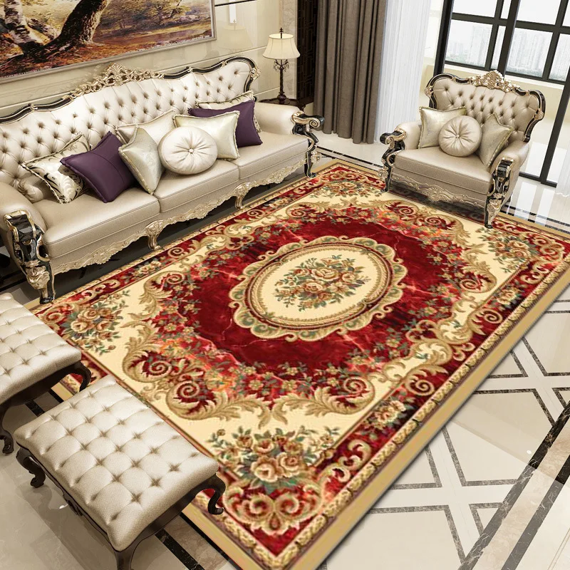 Европейский стиль журнальный столик для гостиной ковер роскошный дворец Классический китайский стиль прикроватный диван для спальни домашний ковер