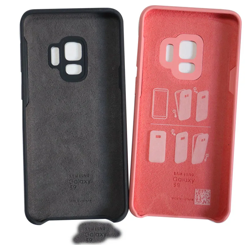 Samsung Galaxy S9 Plus жидкий силиконовый чехол для телефона шелковистый мягкий сенсорный чехол для телефона samsung s8 S9 Plus чехол
