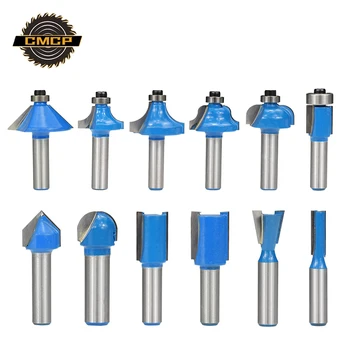 

CMCP 1pcs Milling Cutter Router Bit 8mm Shank Woodworking Trimming Engraving Carving Cutting Tools Wood Router Bits