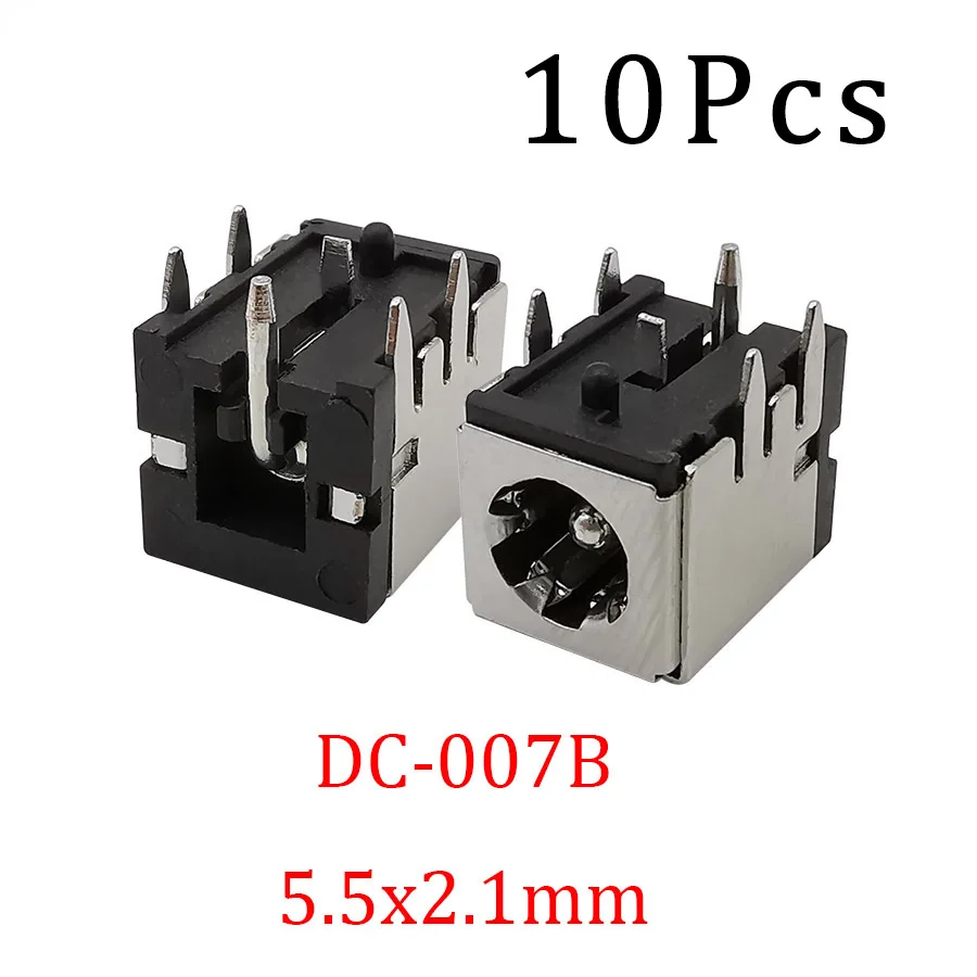 5x Connettori Alimentazione DC 5.5x2.1mm &ndash; Femmina/Maschio 12V, Cavo Incluso