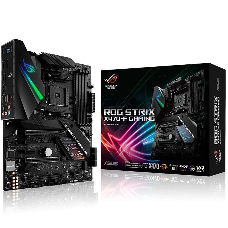 Новинка для ASUS ROG STRIX X470-F игровая материнская плата разъем AM4 AMD X470 X470M оригинальная