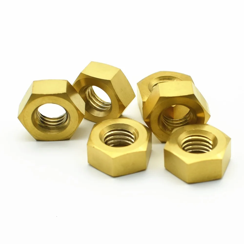 M10  Titanium nuts Flange nuts Gold color(8)