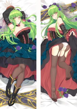 

2020-February Japanese Anime Code Geass Lelouch C.C. Anya Hugging Body Pillow case Cover Dakimakura body Pillow case