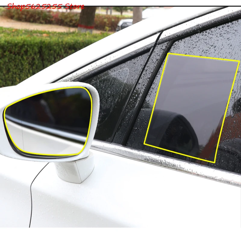 

Car Rearview Mirror Rain-proof Membrane For Mazda 3 Axela 2014 2015 2016 2017 2018 Car Accessories Waterproof Anti-fog Film