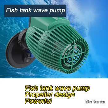 

Aquarium Wave Pump Silent Mini Fish Tank Surf Pump Aquarium Submersible Flow Pump Sucker Magnet 360 Degree Rotating Wave