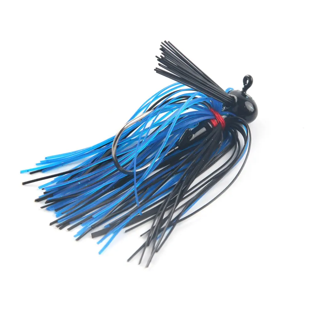 

1Pcs 12g Spinnerbait Large Mouth Bass Fish Metal Bait Sequin Beard Pike Fishing Tackle Rubber Jig Soft Fishing Lure