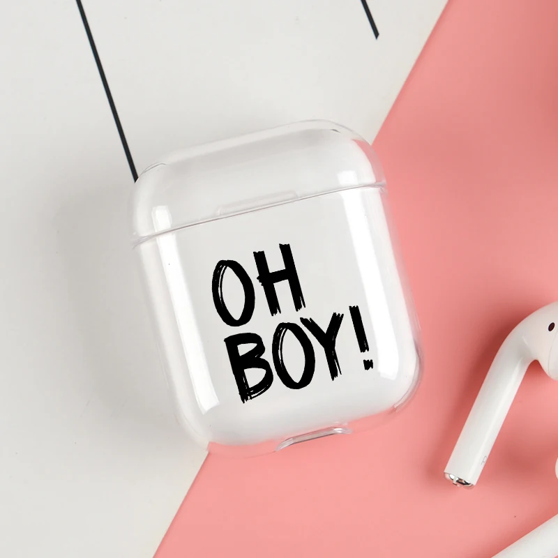 Жесткий милый сексуальный чехол для губ с мультяшным рисунком Airpods 2 для iPhone Airpods, модный прозрачный чехол для Airpods, аксессуары для наушников, чехол