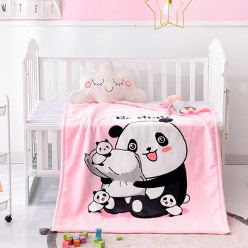 

Baby Winter Thicken Warm Blanket Children Cartoon Cover Blanket Infant Plus Velvet Quilt Kids Nap Cover Quilt Newborn Present