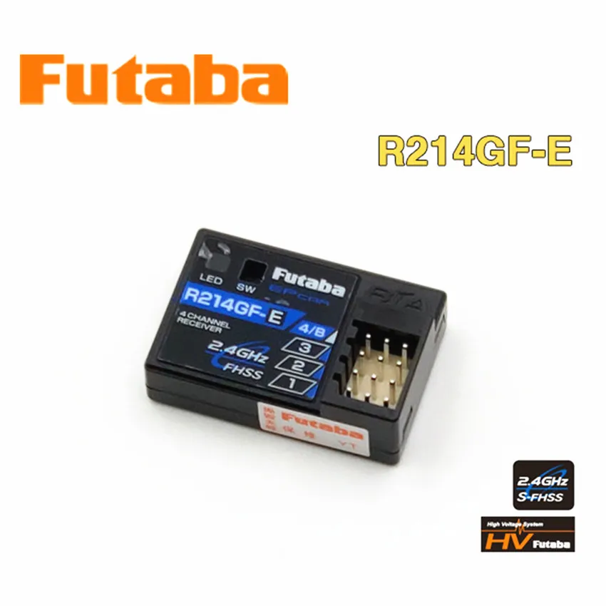 Оригинальный ресивер Futaba R214GF E 2 4G 4 канальный для радиоуправляемого автомобиля