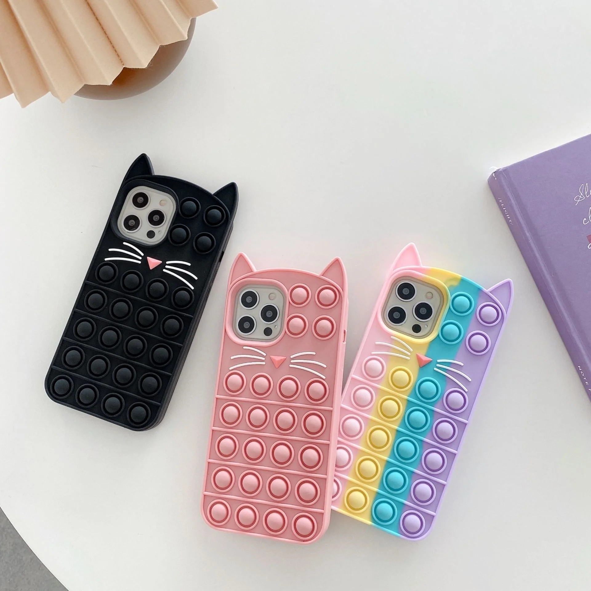 Чехол-накладка для Xiaomi Mi Poco F3 11x 11i Pro A2 6x силиконовый антистресс | Мобильные
