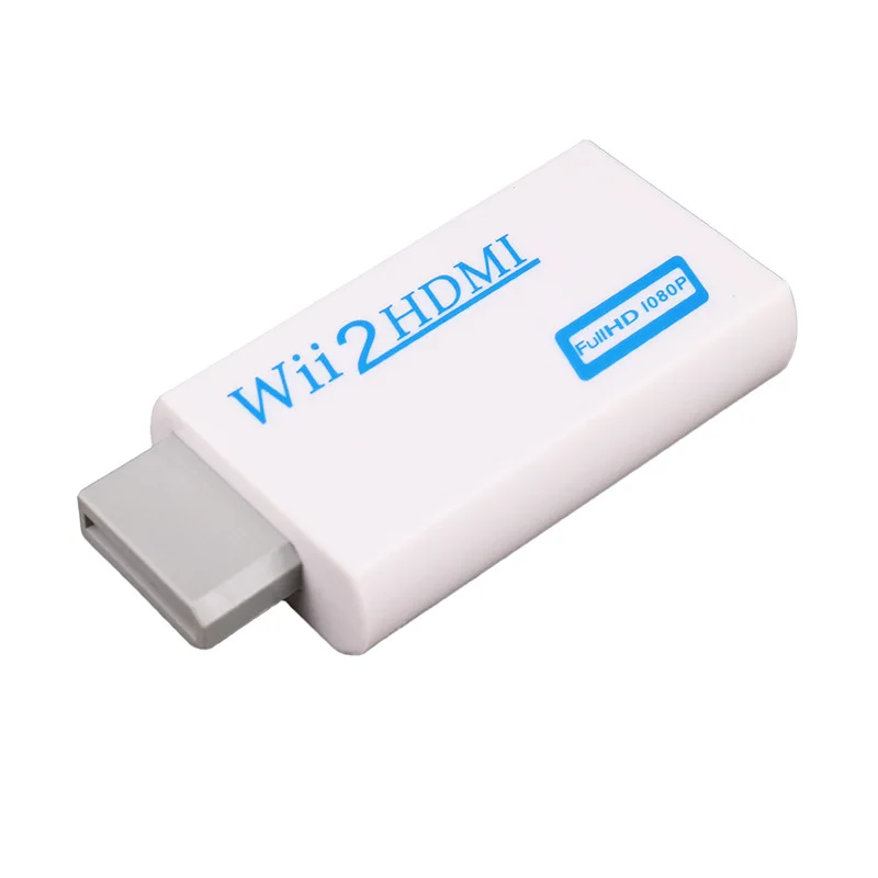 Для wii к HDMI адаптер конвертер Поддержка Full HD 1080P 720P 3,5 мм аудио выход для wii 2HDMI к ТВ адаптер для HD tv