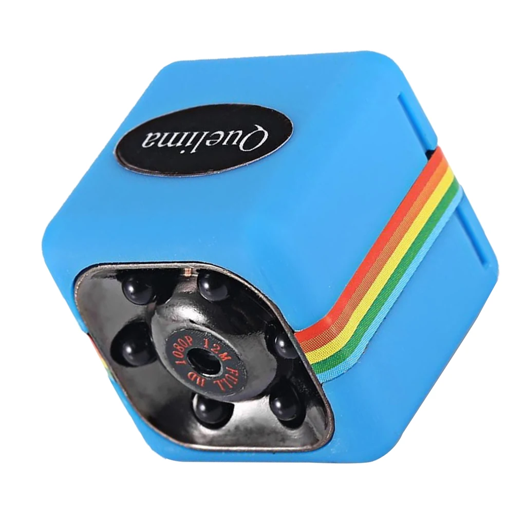 Quelima SQ11 Mini DVR Recorder Camera 120 Degree HD Car Recorder Blue