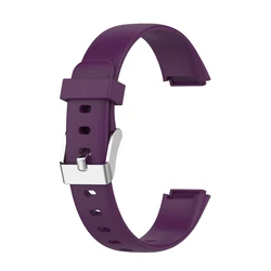 Premium Soft Silicone Waterproof Watch Band Strap for Fitbit Luxe - Smartwatch Accessory Replacement (I)