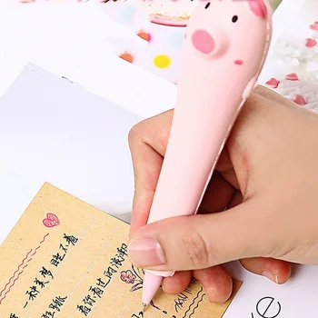

2020 New Soft Cute Creative Slow Rebound Gel Pen Soft Fun Decompression Pen Cute Student Vent Pen Pinch Pen Pen