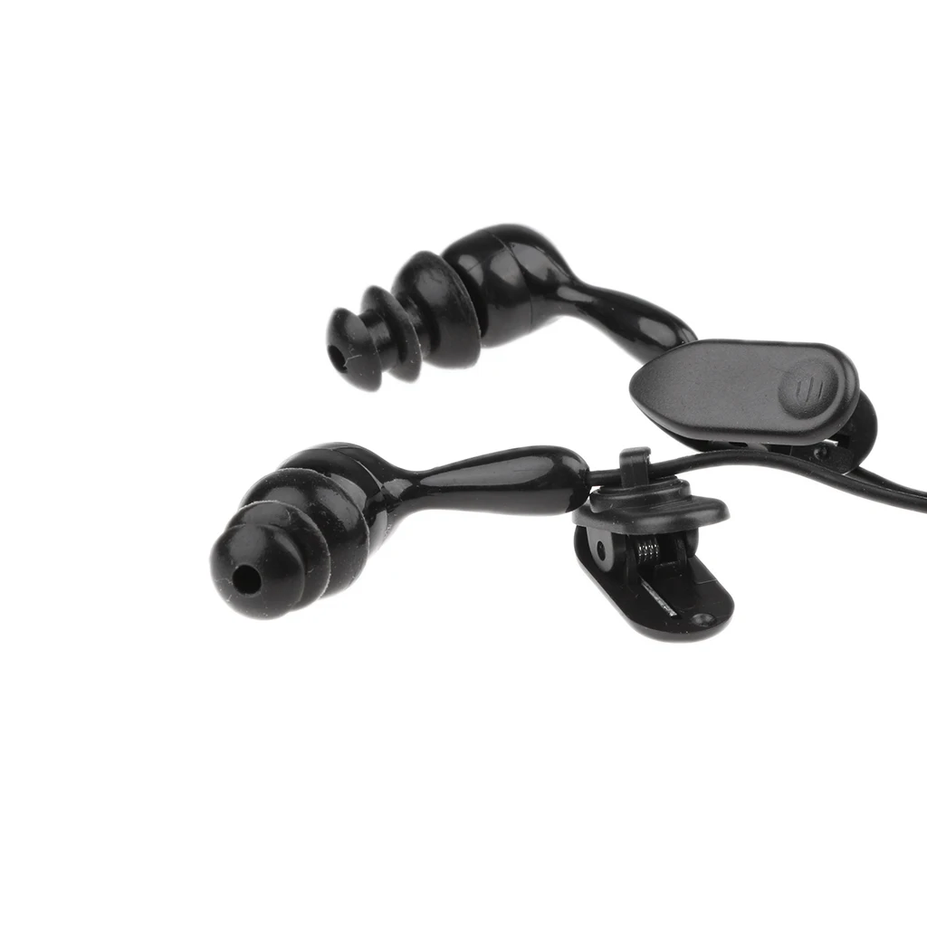 2pcs Waterproof 3.5mm Audio Wired Three Layers In Ear Underwater Earpiece Earphone for Indoor Outdoor Swimming Earplug 2pcs Waterproof 3.5mm Audio Wired Three Layers In Ear Underwater Earpiece Earphone for Indoor Outdoor Swimming Earplug