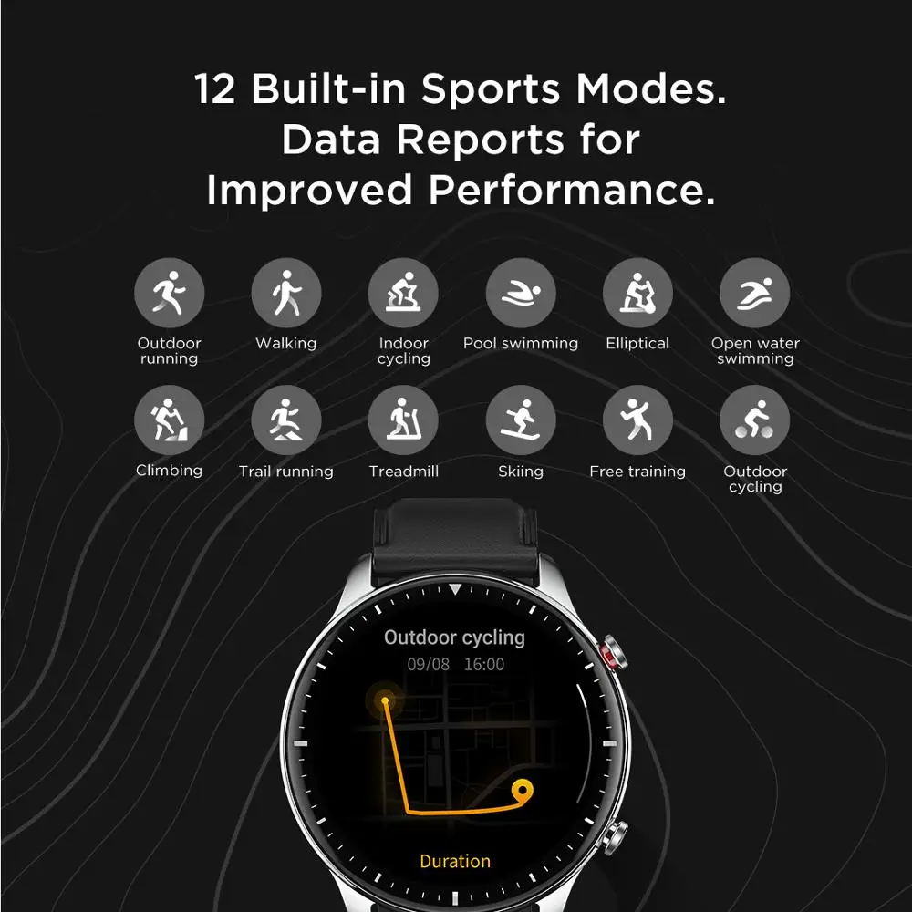 Original Amazfit GTR 2 Smartwatch For Men 1.39'' HD AMOLED Screen Music  play Sleep Monitoring Smart Watch 98%New No Box - AliExpress