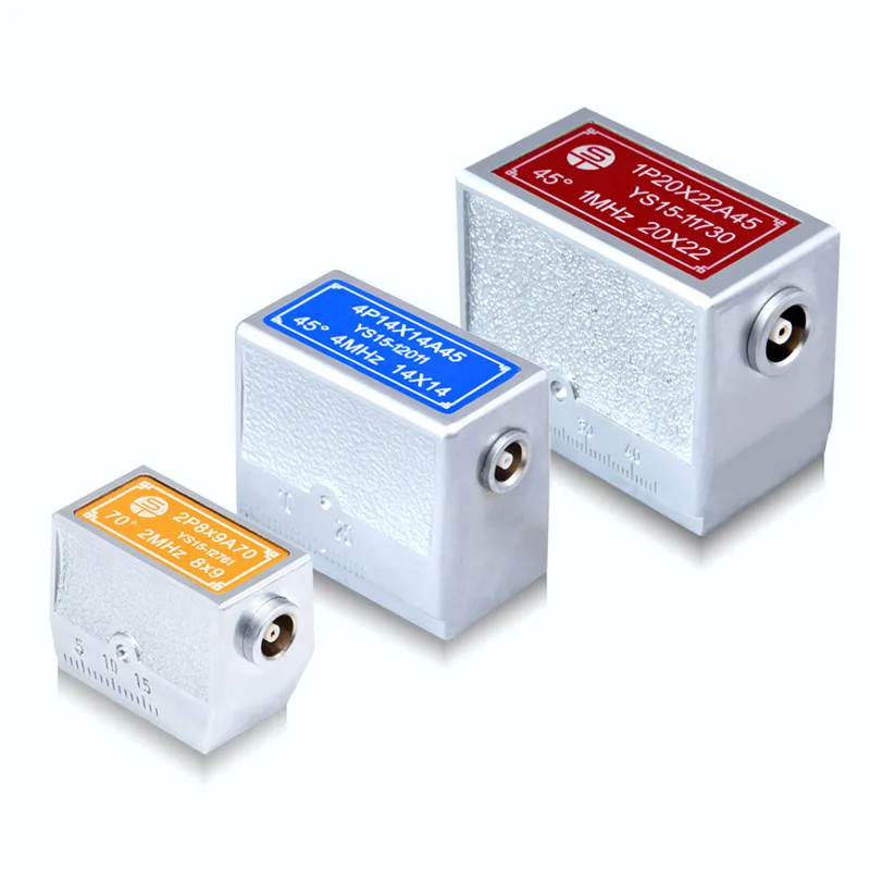 

china factory ndt ultrasonic sensors for detect materials thickness