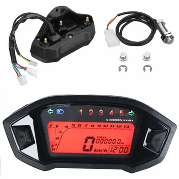 

Motorcycle Speedometer Tachometer Gauge Replacement Waterproof 10V-15V Parts