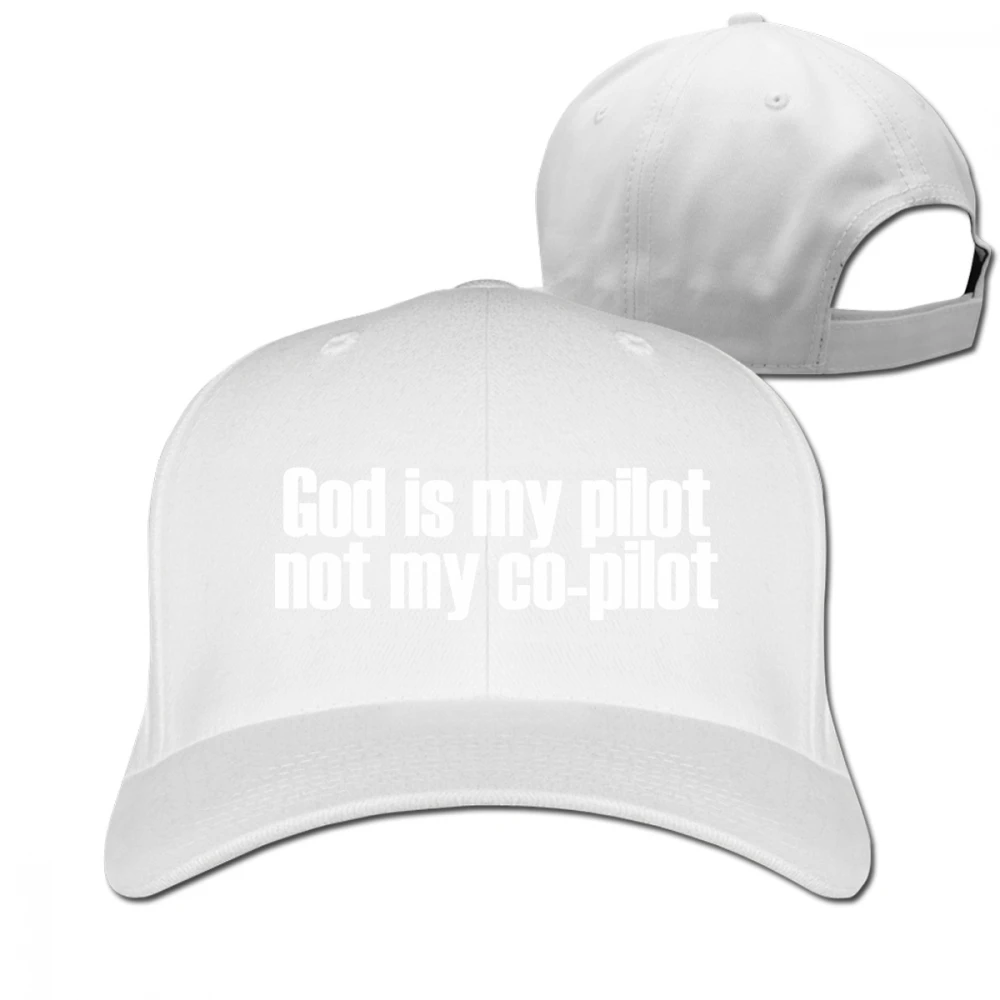 God Is My Pilot Черная мужская Кепка унисекс, регулируемая шапка для гольфа, папы