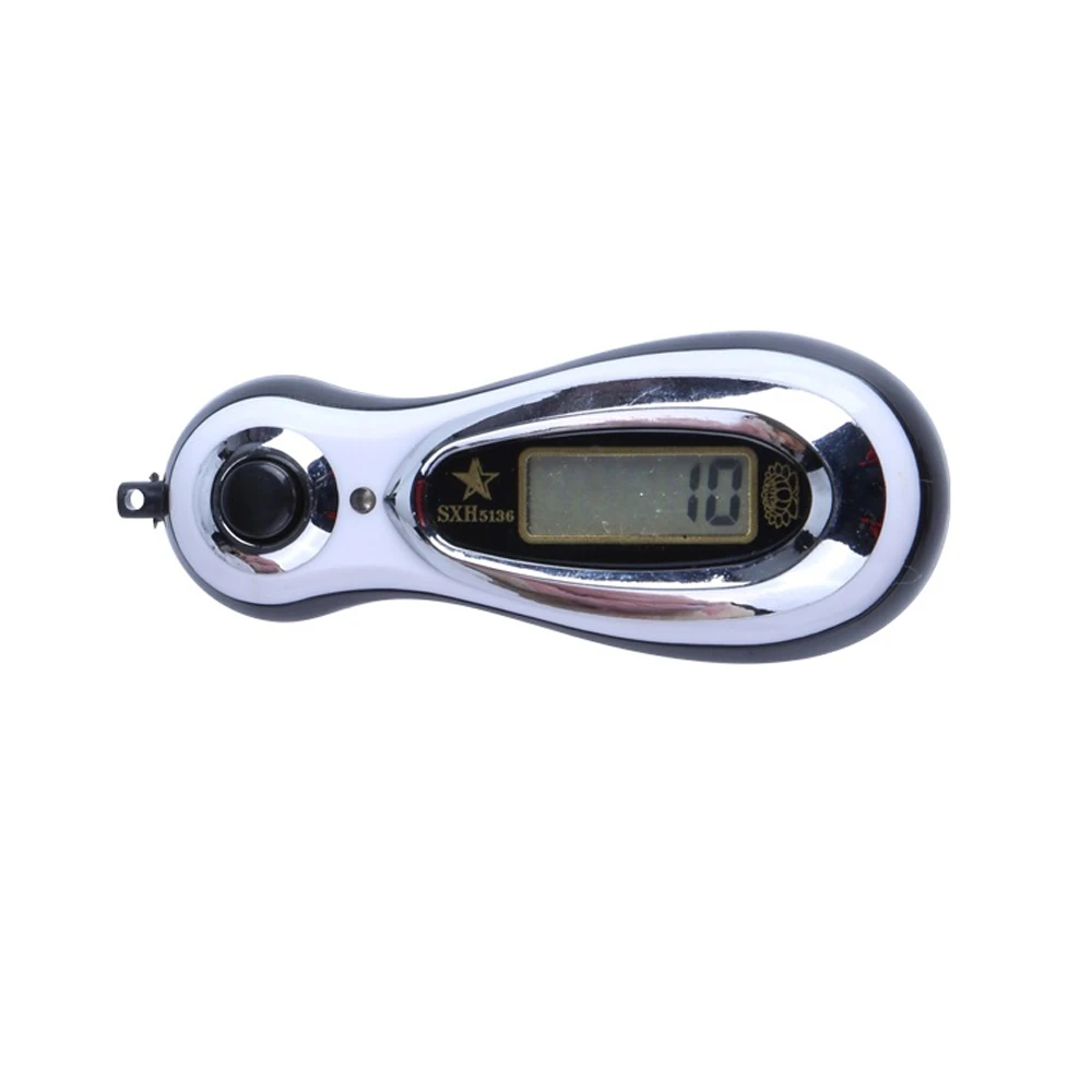 LCD 5digital LCD MP3 shape electronic hand tally counter with a string prayer counter