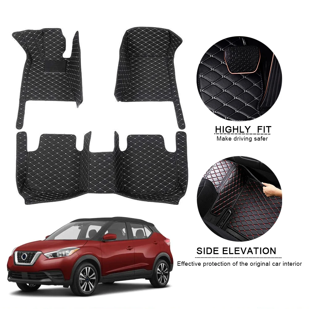 For Nissan NV350 E26 Elgrand E52 X-TRAIL PATROL QASHQAI Murano TIIDA Cedric TEANA Customized Floor Mat Non-Slip Cushion Car Pad |