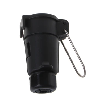 

7 Pin Waterproof Plugs Socket Adapter Tow Hook Towing Trailer Wire Connector