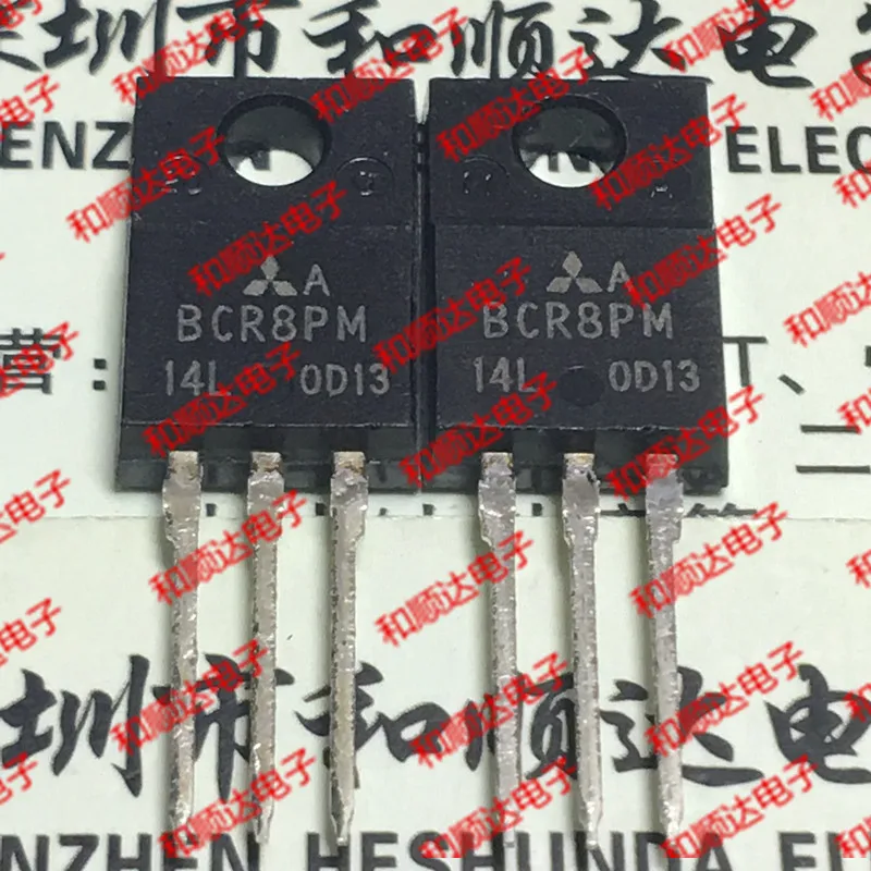 10 шт./лот BCR8PM-14L спот TO-220F 8A 700V