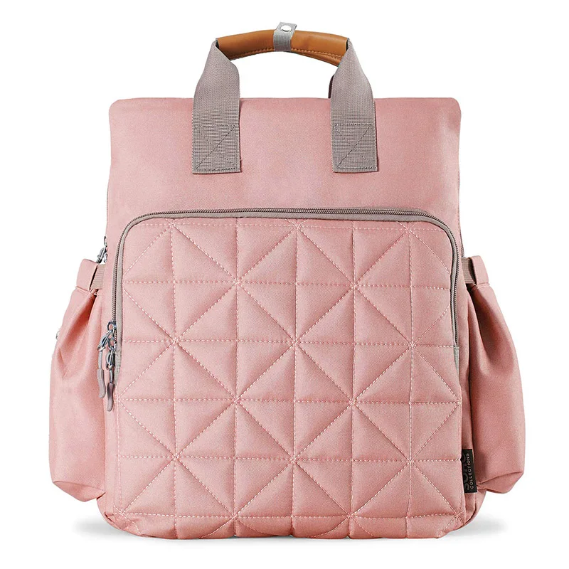 Alameda пеленка рюкзак сумка большая Мумия Материнство сумка дорожная подгузник сумка органайзер для коляски уход за ребенком на открытом воздухе - Цвет: Pink