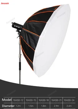 

Falcon Eyes Large soft light box reflective umbrella dual-use soft light box 16 angle softbox reflective umbrella CD50 T03