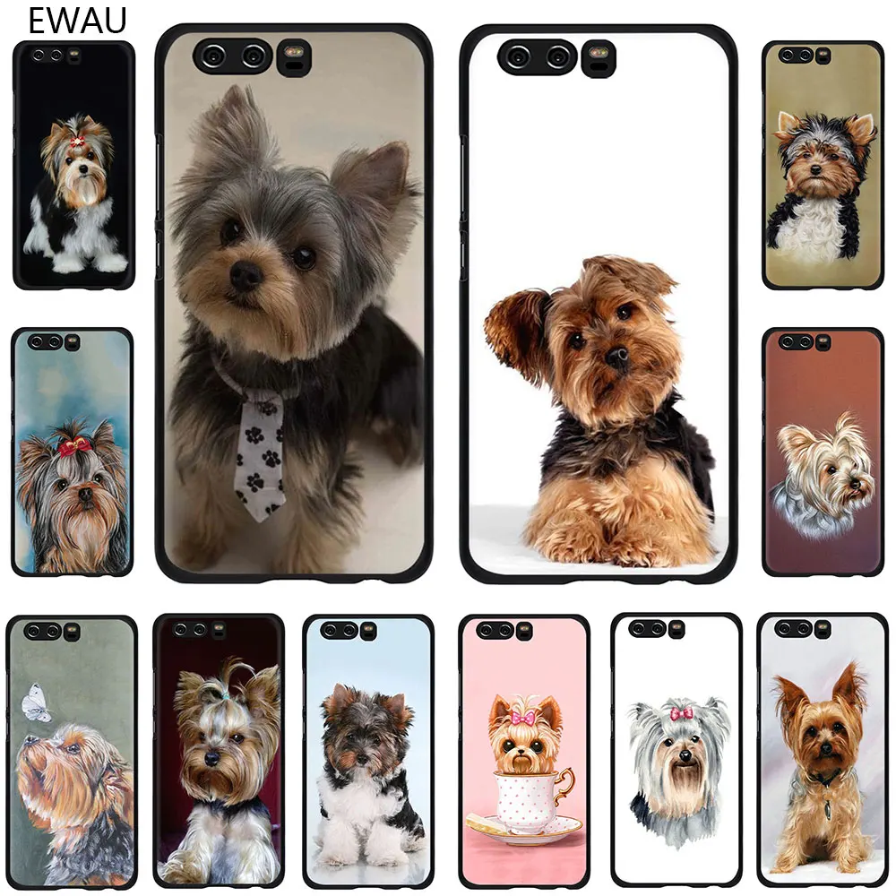 

EWAU Yorkshire terrier dog Soft Phone Cover Case For Huawei Honor view 20 9X 6A 7A 7C 7X 8C 8X Pro 8 9 10 Lite
