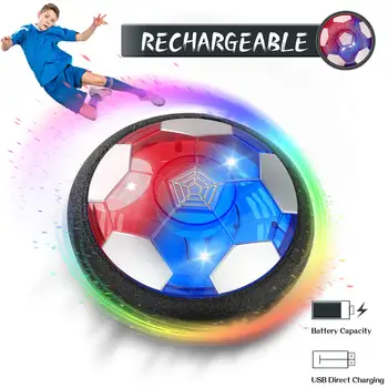 

Toys for Boys Hover Soccer Ball Toys for Kids, Boy, Girls Age Rechargeable Air Hover Ball with LED Light Football Game Teen Kids