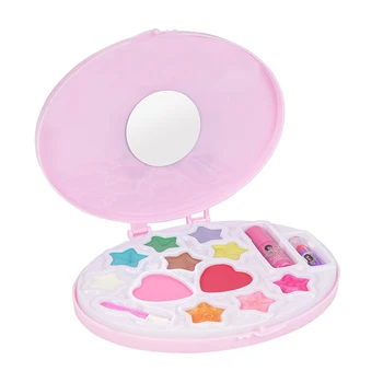 

Girls Make Up Toy Set Pretend Play Princess Pink Makeup Beauty Safety Non-toxic Kit Toys for Dressing Cosmetic Kids Gift
