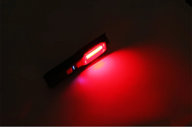 Портативный светодиодный USB Рабочий свет, многофункциональный COB фонарик, Магнитная база и подвесной крючок, 180 Угол луча прожектор, для ремонта автомобиля