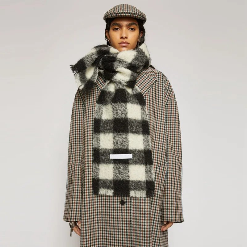 New 2021 AC studios men and women winter scarf Shawl Shawl warm shawl women cashmere blanket cashmere scarf neck scarf