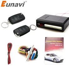 Eunavi – Kit de contrôle Central universel pour voiture, système d'entrée sans clé, verrouillage de porte Central porte-clé LED