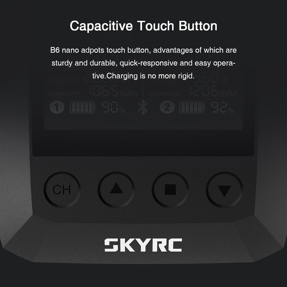 SKYRC B6 Nano Duo зарядное устройство 200 Вт 15A AC/DC BT приложение управление зарядное устройство RC для lipo Liion LiFe LiHV NiMH NiCd Батарея PB
