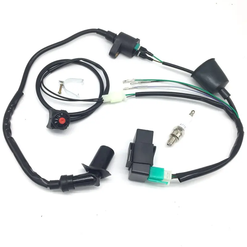 Жгут жгута проводов Kill Switch катушка зажигания CDI для 50cc-160cc питбайк