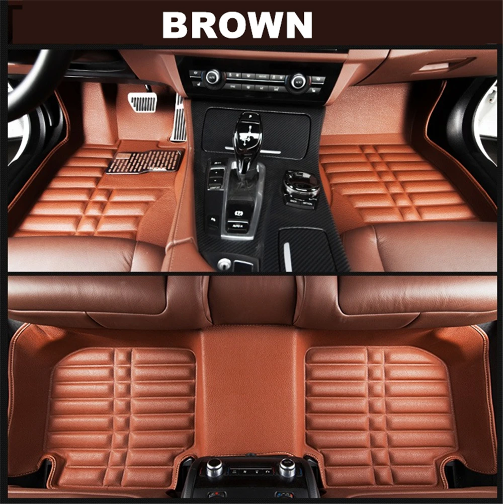 SJ 3D Waterproof Custom Car Floor Mats Front & Rear FloorLiner Styling Auto Carpet Mat For VOLKSWAG